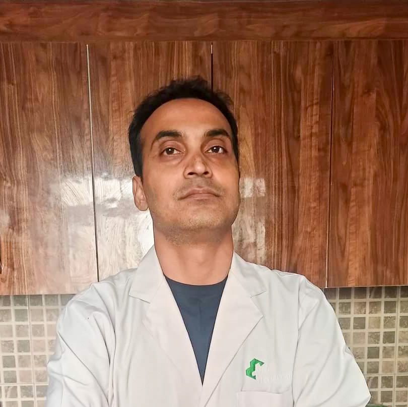Dr. Wasim Raja Physiotherapy Clinic interior — Mahagun Mart Sector 78 Noida