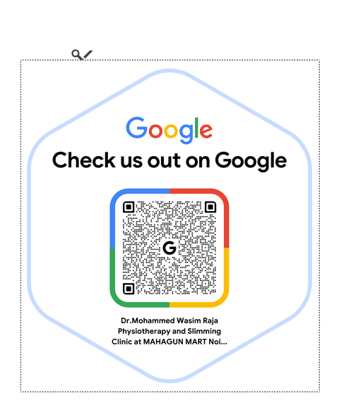 Scan this QR code to leave a Google review for Dr. Wasim Raja Physiotherapy Clinic